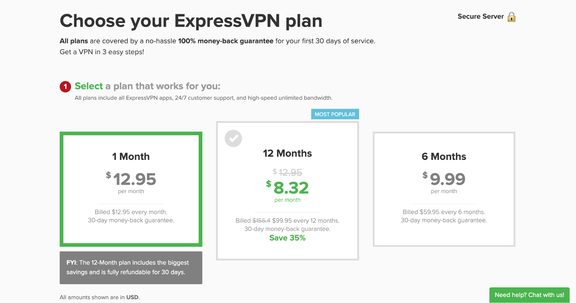 ExpressVPN Payment Plans