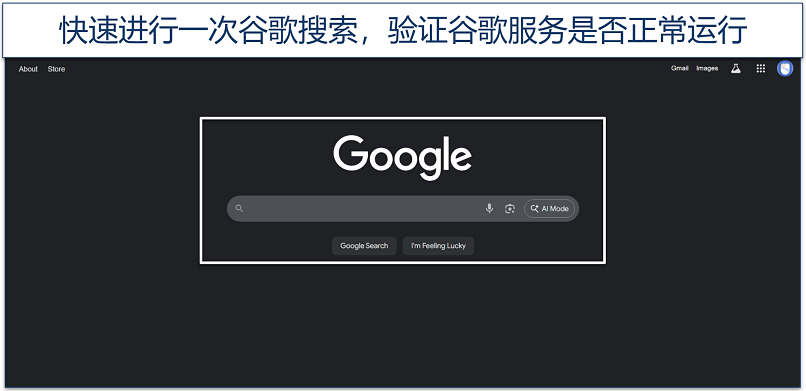 Screenshot of Google homepage on Windows Chrome browser